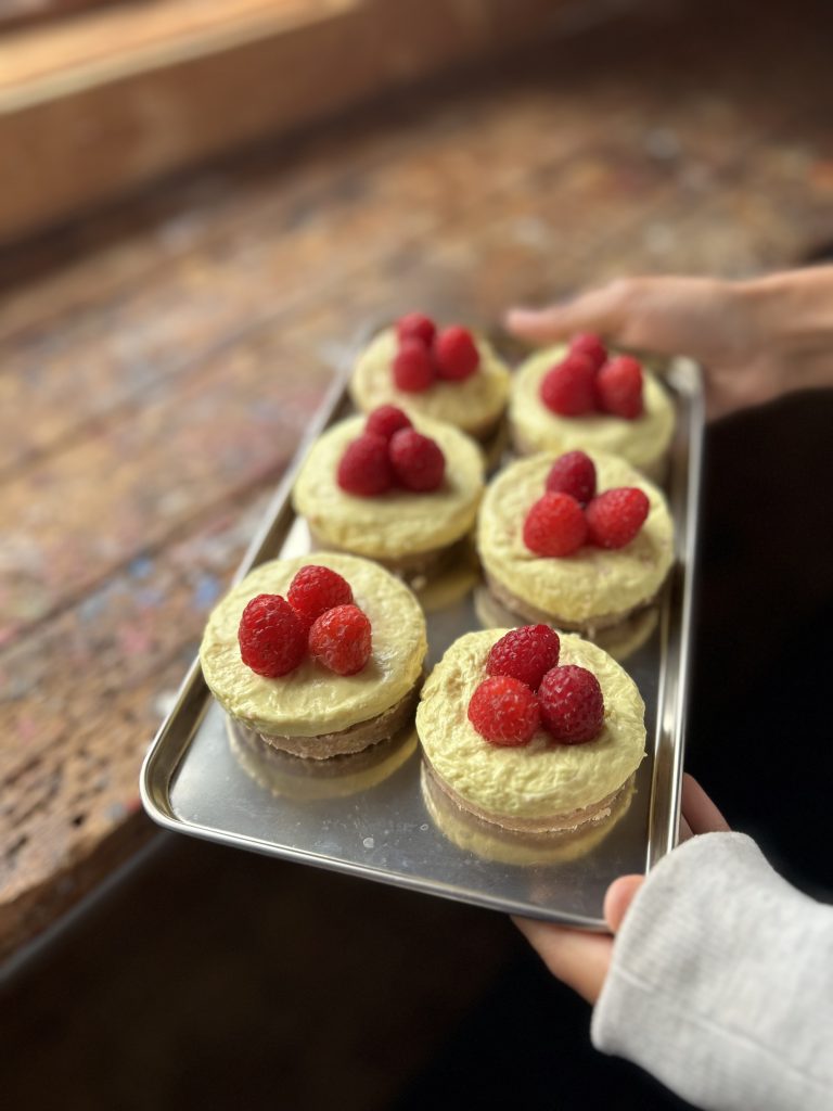 Lemon tart glutenfri fika gustavs skjul